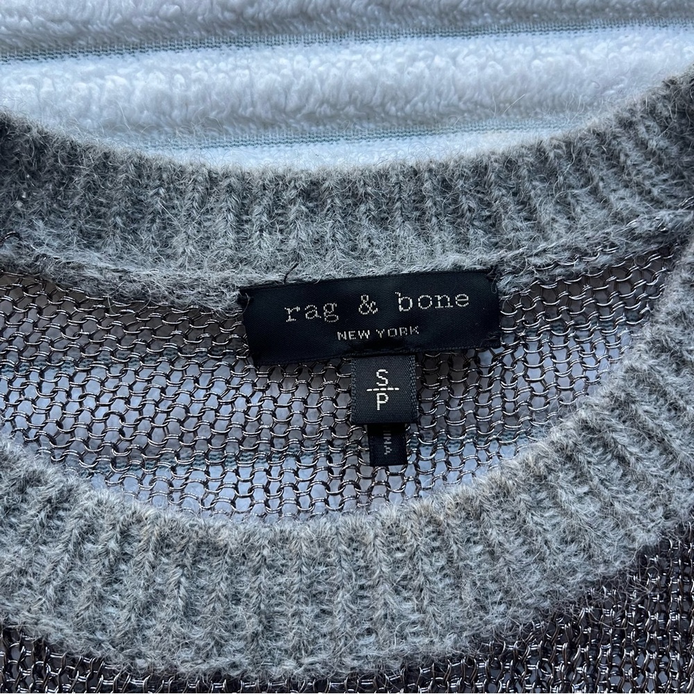 Rag & Bone Grey Mohair Sweater - Picture 8 of 10